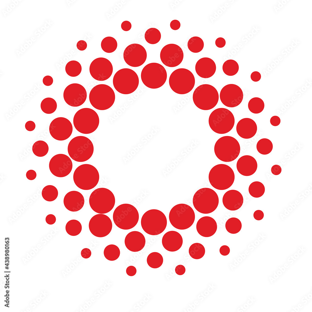 Halftone circle background. vector illustration Halftone circle background. vector illustration