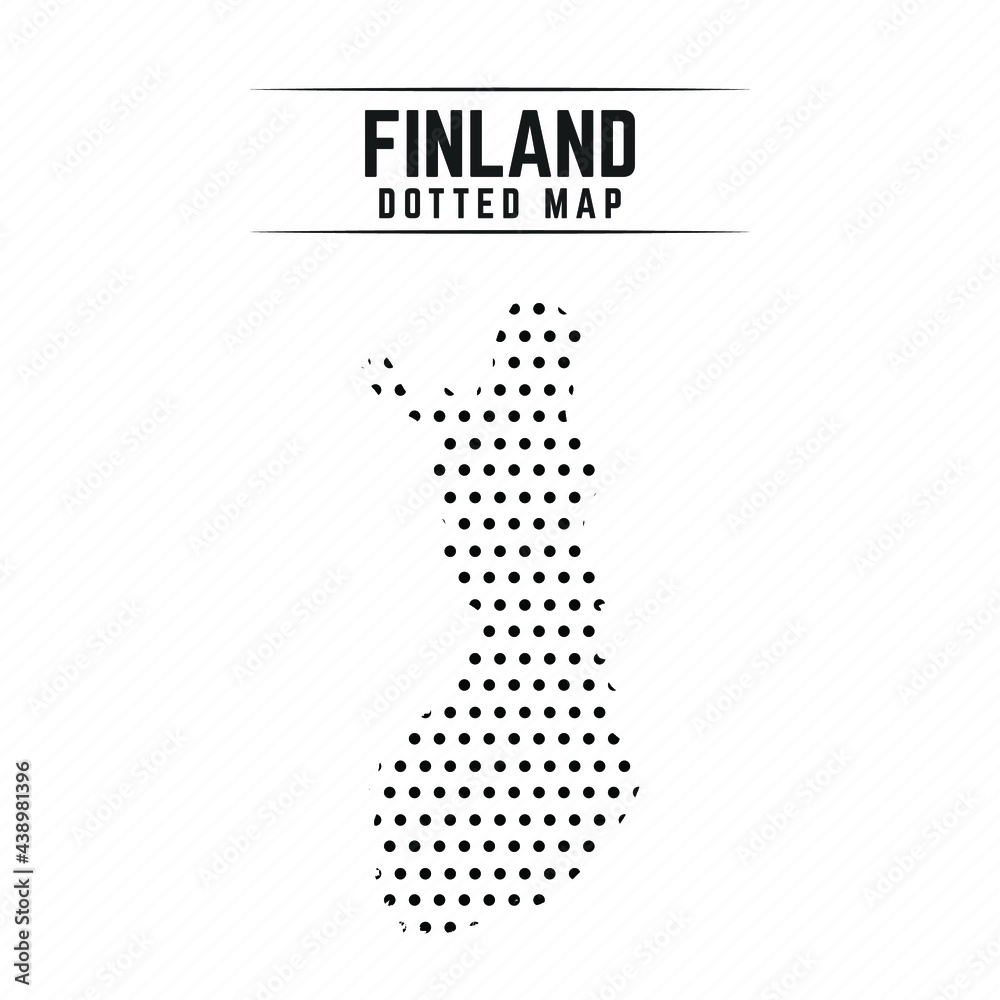 Dotted Map of Finland