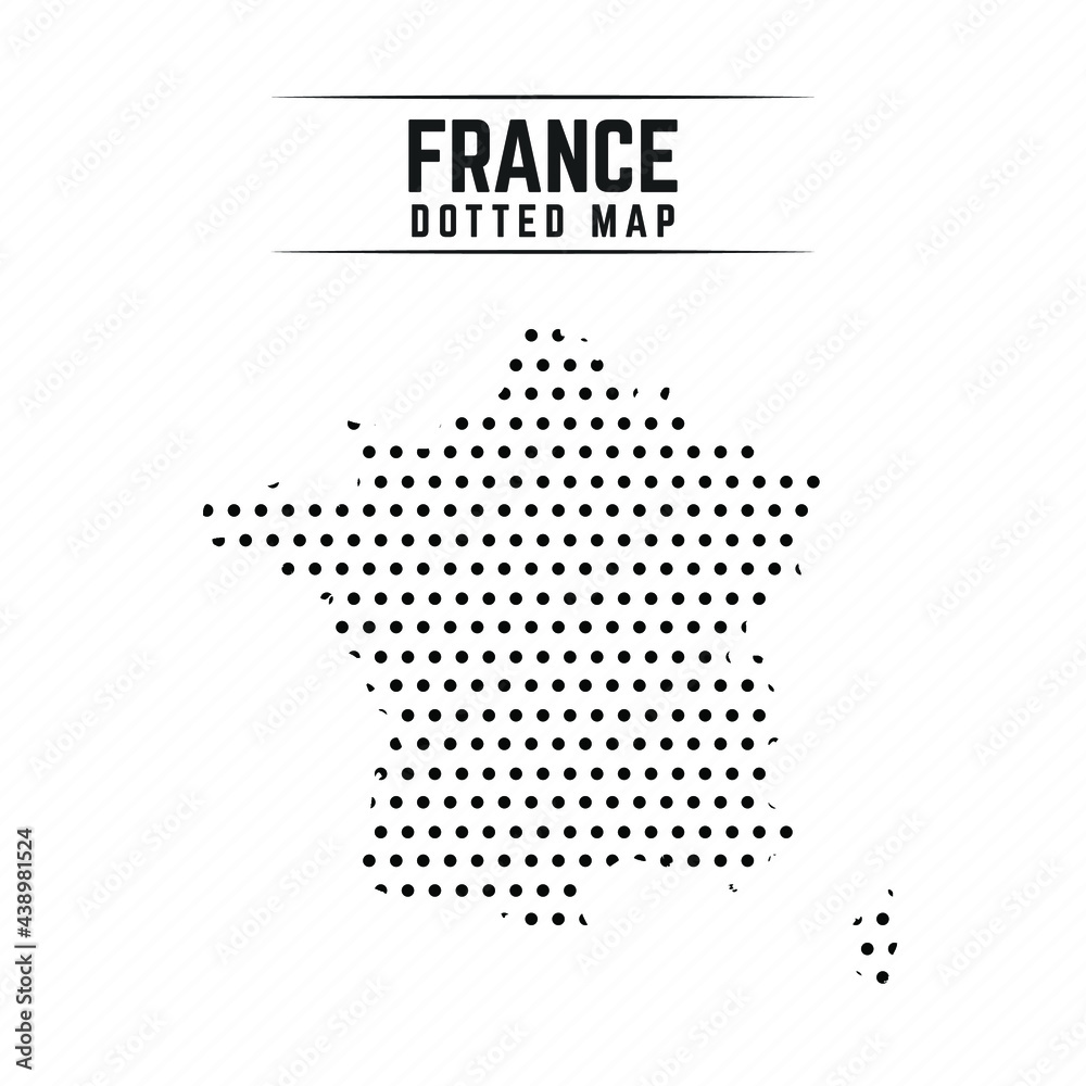 Dotted Map of France