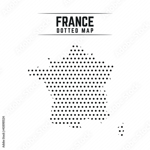 Dotted Map of France