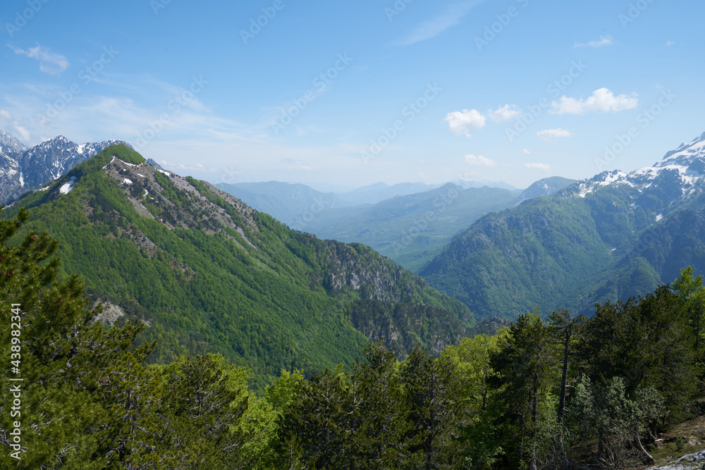 theth environment park albanian alps mountains, hiking destination