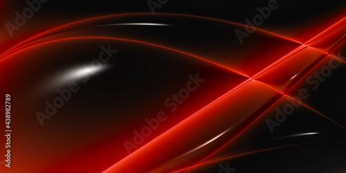 Contemporary  red design, modern concept background, abstract banner, creative wallpaper, 3D illustration, 3D rendering
