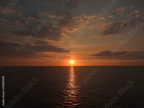 sunset over the sea © Kalana