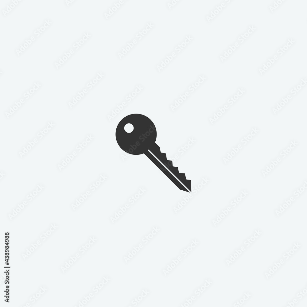 Key vector icon illustration sign Key vector icon illustration sign