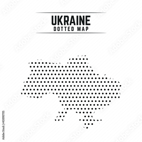 Dotted Map of Ukraine