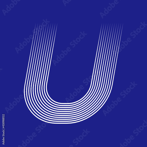 The letter U