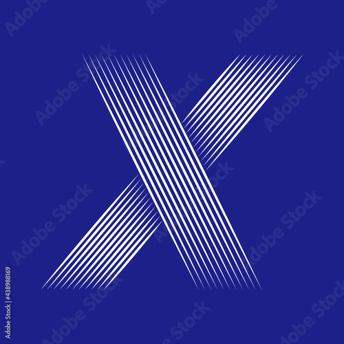 The letter X