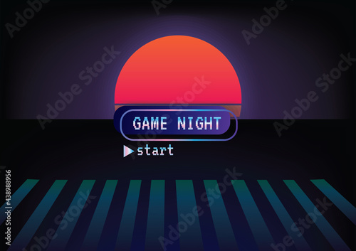 Game zone game icon background vector