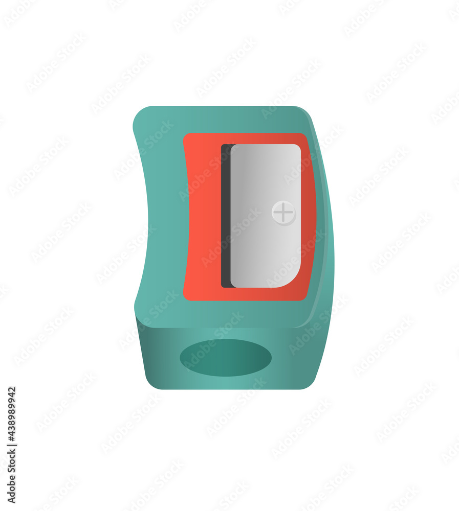 pencil sharpener isolated on white background pencil sharpener isolated on white background