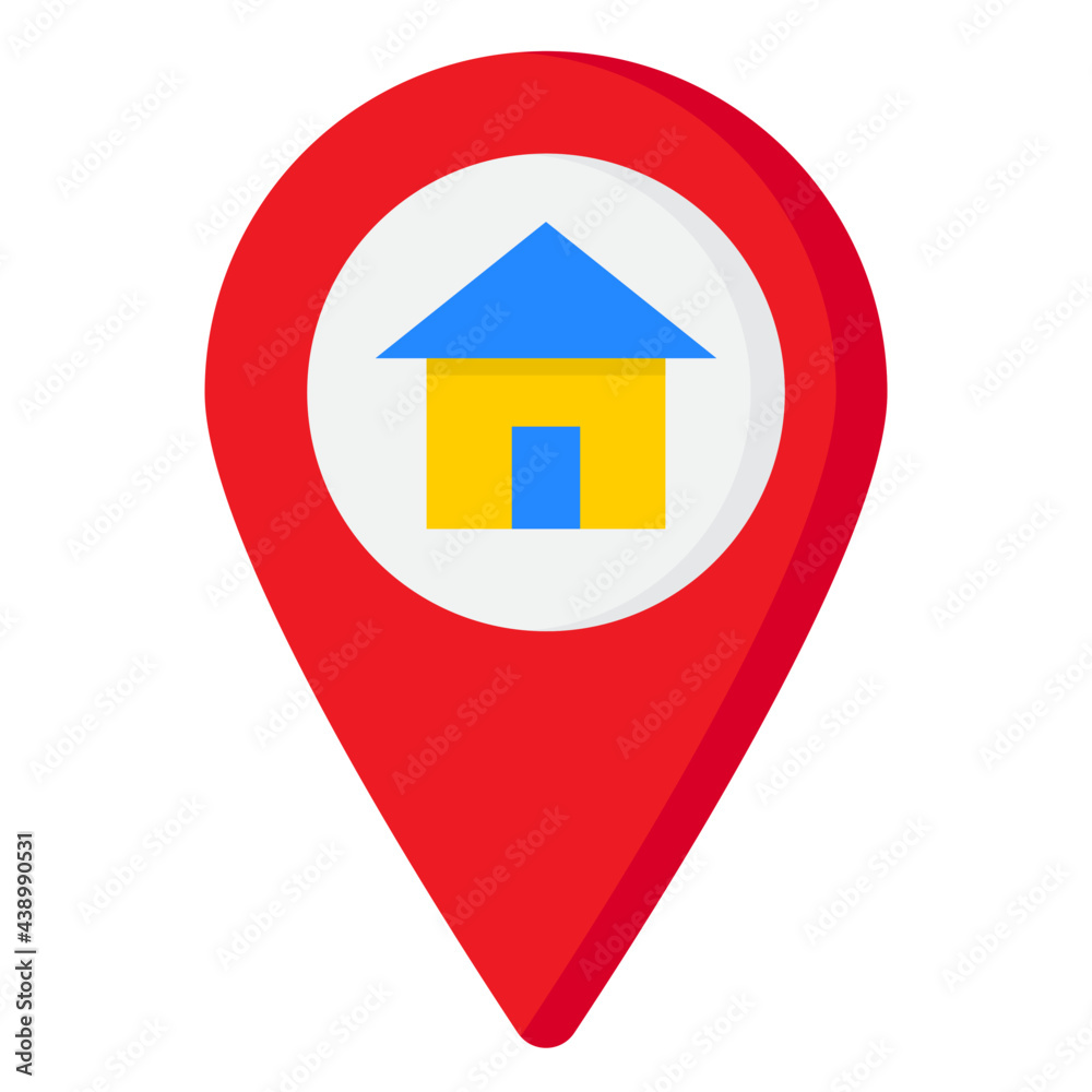 location flat style icon location flat style icon