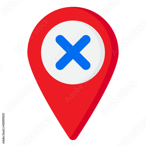 Free Download location flat style icon - GFXLoad