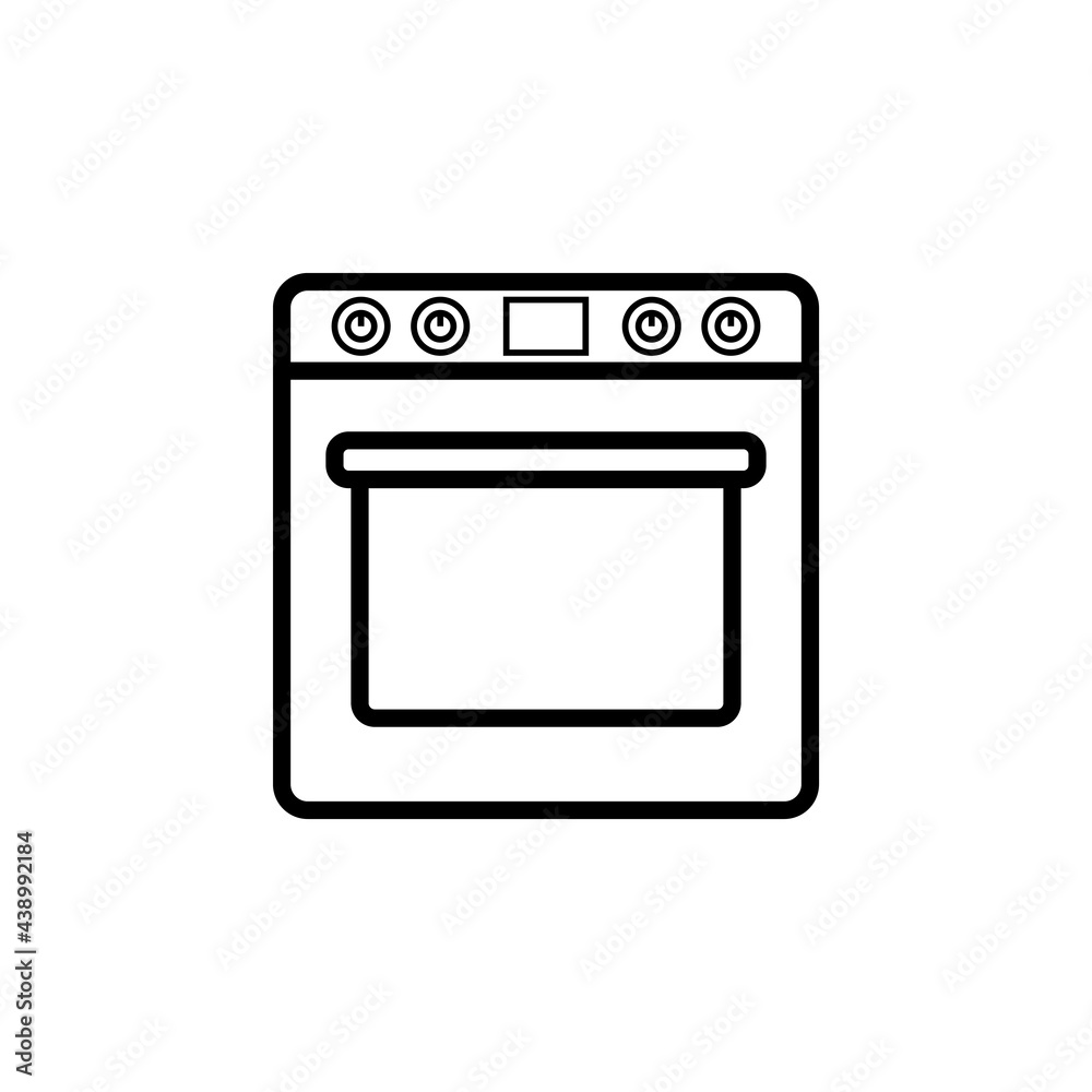 oven icon, food vector, kitchen illustration oven icon, food vector, kitchen illustration