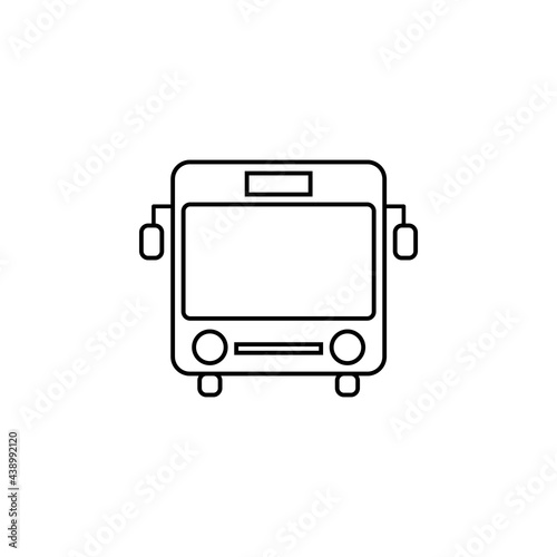 bus icon, transport vector, transportation illustration