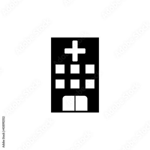 hospital icon, clinic vector, infirmary illustration