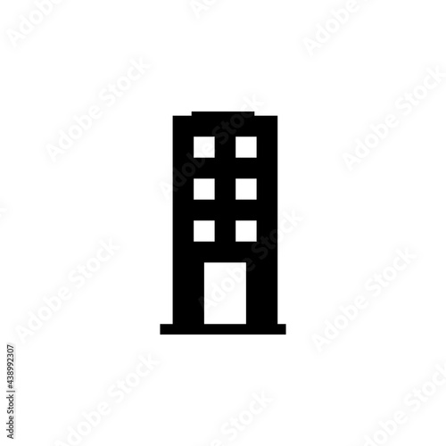 building icon  edifice vector  apartment illustration