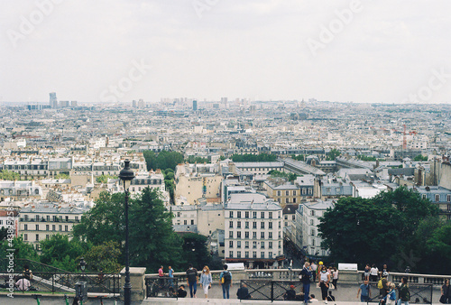 Fototapeta Naklejka Na Ścianę i Meble -  skyline in Paris from Montmartre