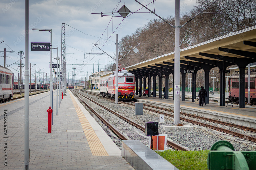 train on the station