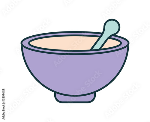 purple spa bowl