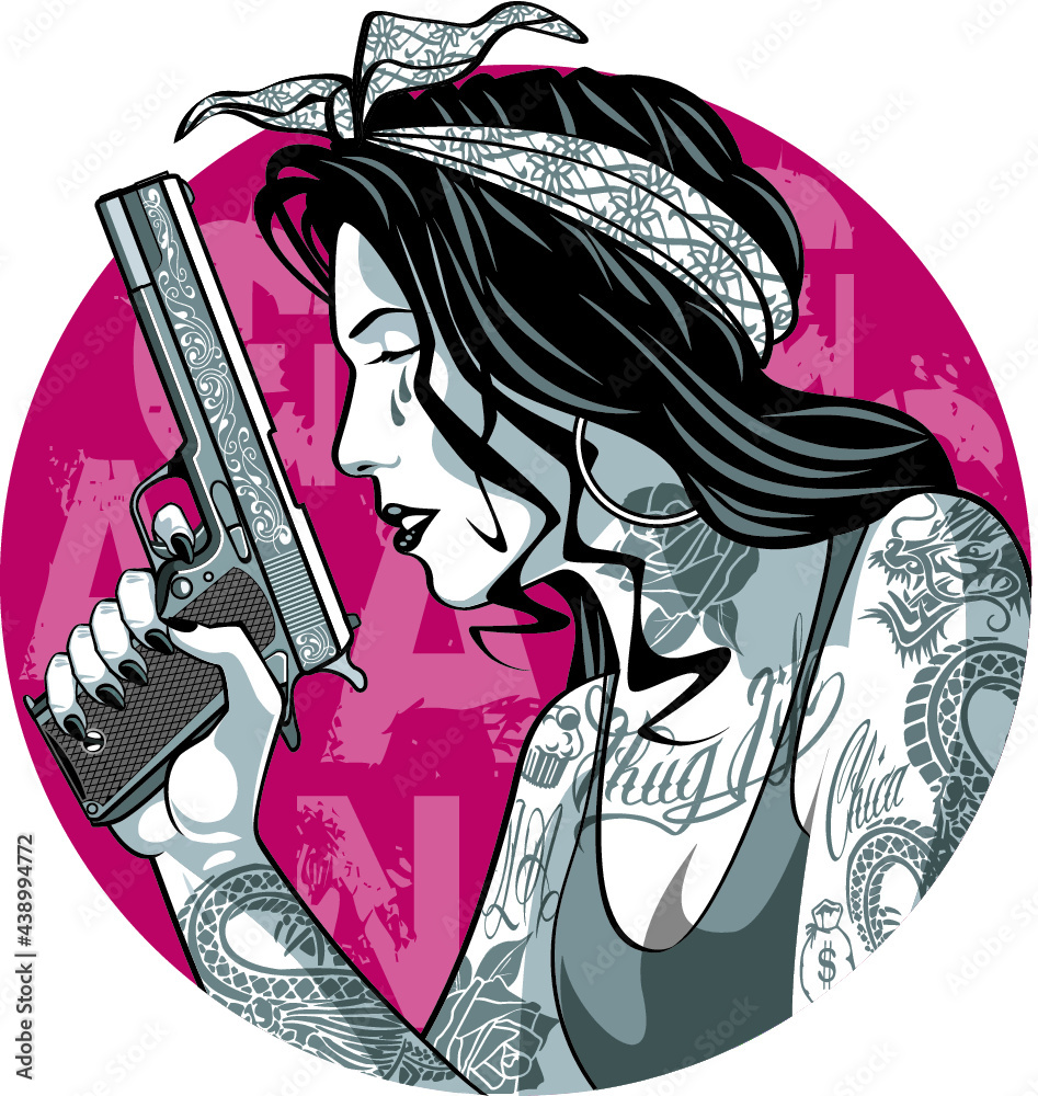 gangster girls with guns