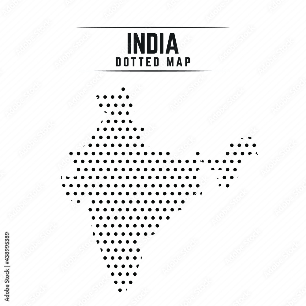 Dotted Map of India