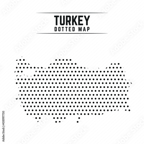 Dotted Map of Turkey