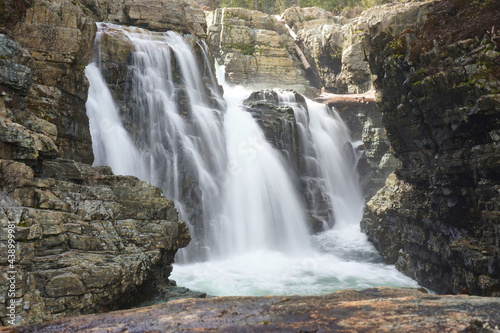 Lower Myra Falls taken with long exposure              