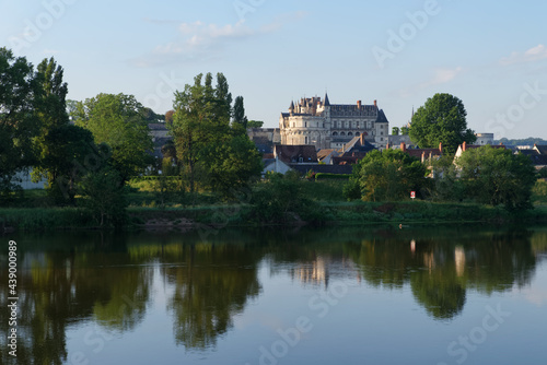 Amboise city and Loire river © hassan bensliman