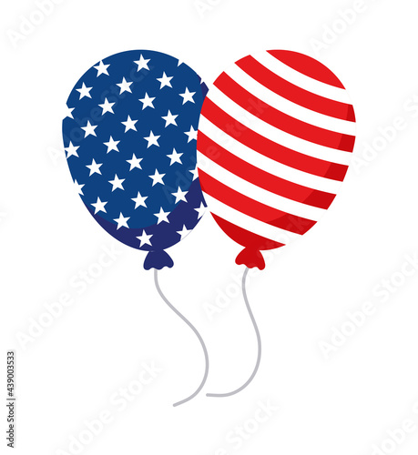 usa day balloons