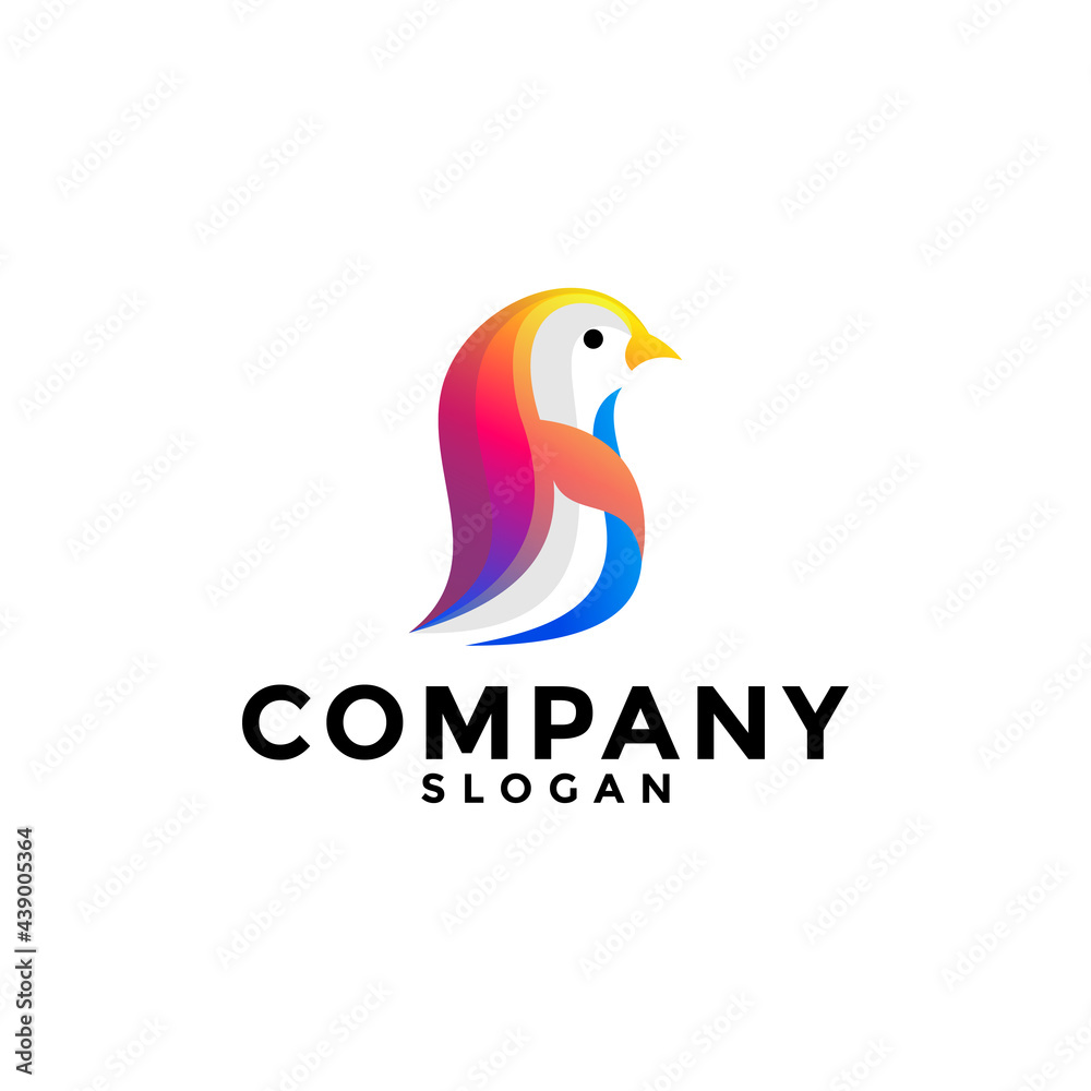 Obraz premium Penguin logo design