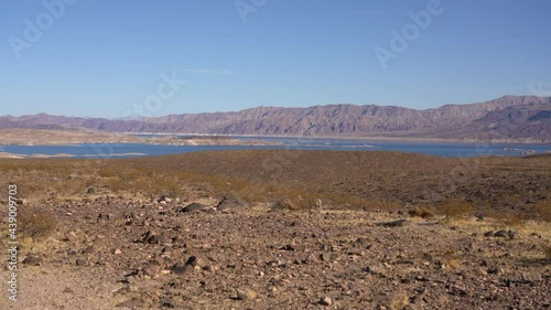 Lake Mead National Recreation Area Rocky Point Overlook Panorama Nevada USA Hoover Dam