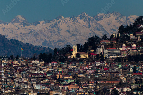 Panoramic view of Shimla, Himachal © Kandarp