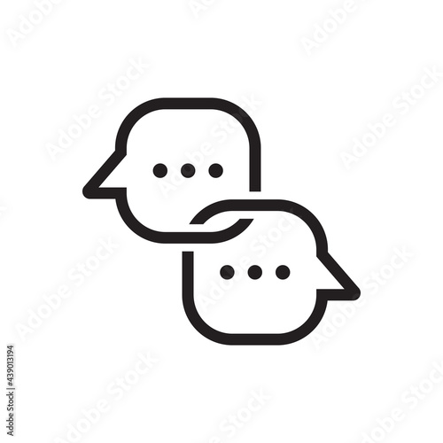 Conversation Chat Icon And Discussion Icon