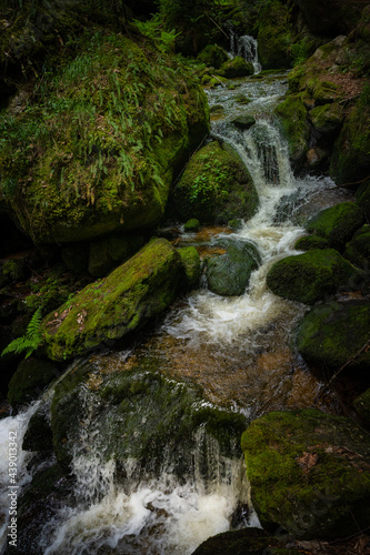 Idylle der wilden Wasser in der Ysperklamm