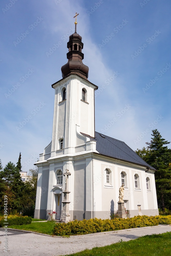 Kostel sv. Marka classicist church in the center of Karvina city, Czech Republic Kostel sv. Marka classicist church in the center of Karvina city, Czech Republic