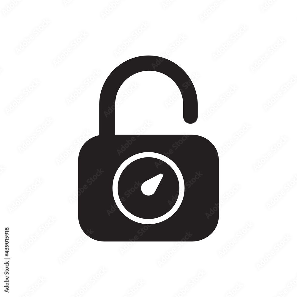Time Lock Icon, Timer Unlock Icon Time Lock Icon, Timer Unlock Icon