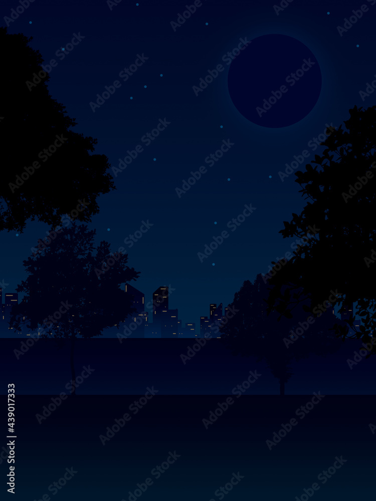 Naklejka premium El bosque en la ciudad