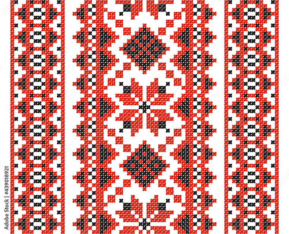 Embroidered cross-stitch ornament national Ukrainian folk Vyshyvanka. Perfect for wallpaper, wrapping paper, pattern fills,greetings, web page background, greeting cards. Stock Vector | Adobe Stock Embroidered cross-stitch ornament national Ukrainian folk Vyshyvanka. Perfect for wallpaper, wrapping paper, pattern fills,greetings, web page background, greeting cards. Stock Vector | Adobe Stock