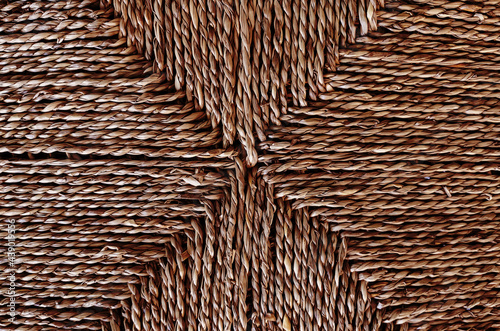 Wicker interior texture.