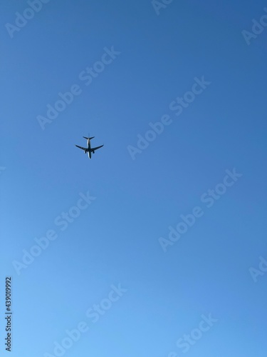 airplane in the sky