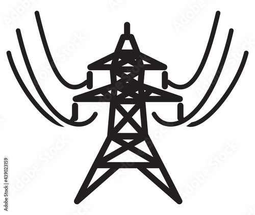 Electrical Pylon - Power Sector - Icon