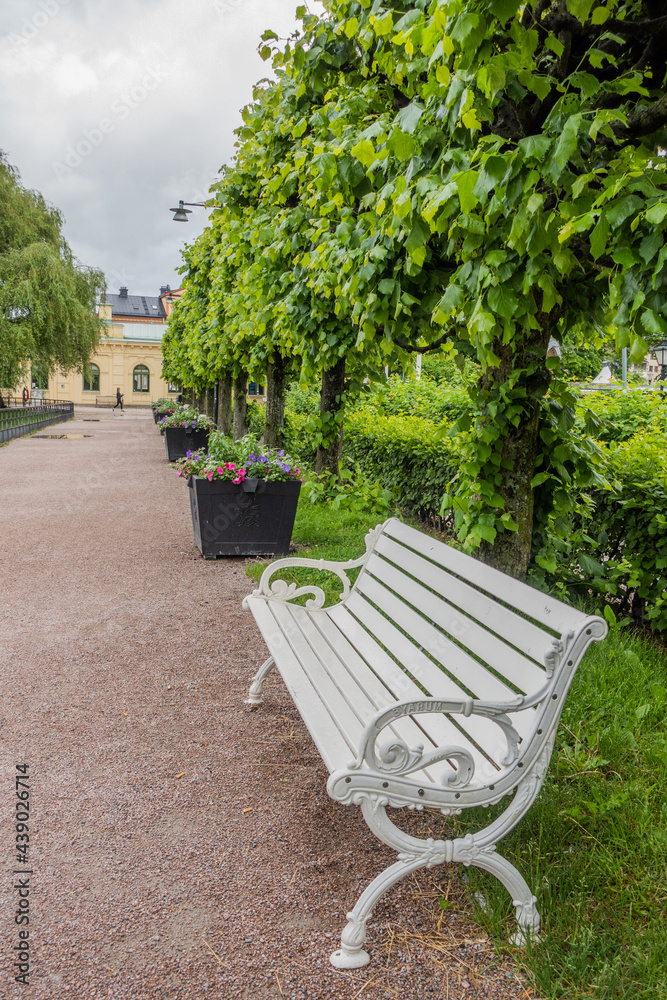 Svandammen Park in Uppsala Downtown, Sweden