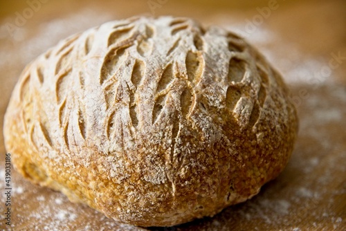 Homemade organic cereal oat bread