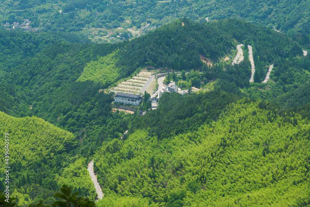 Early summer scenery of Dabie Mountain Bodao Peak Scenic Area in Luotian, Huanggang, Hubei, China