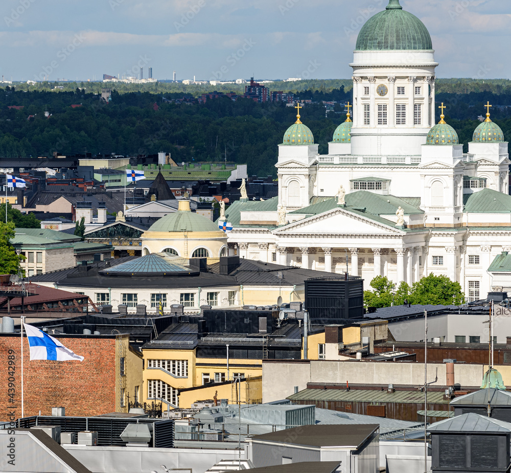 Helsinki rooftops