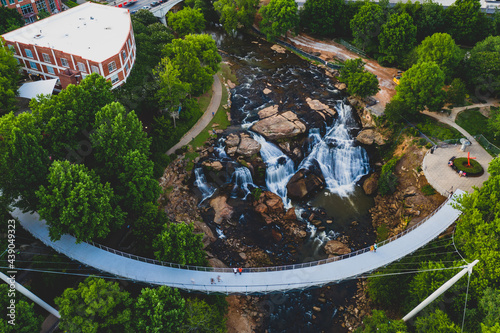 Canvastavla Falls Park Downtown Greenville, SC