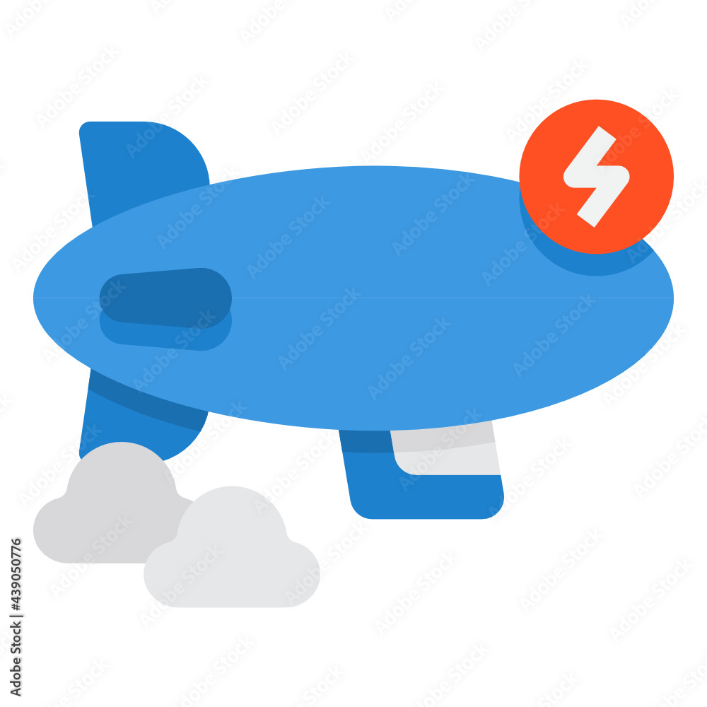 Hybrid Air Vehicles flat icon