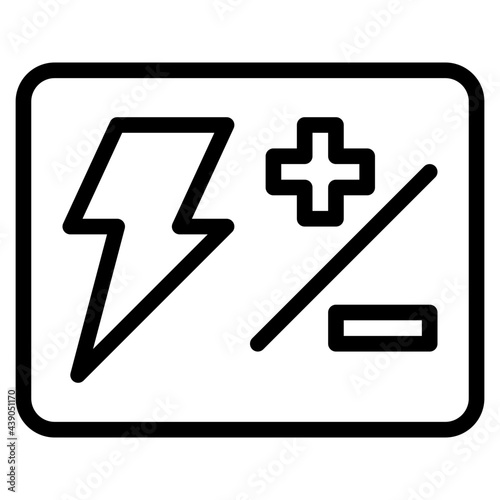 exposure outline style icon