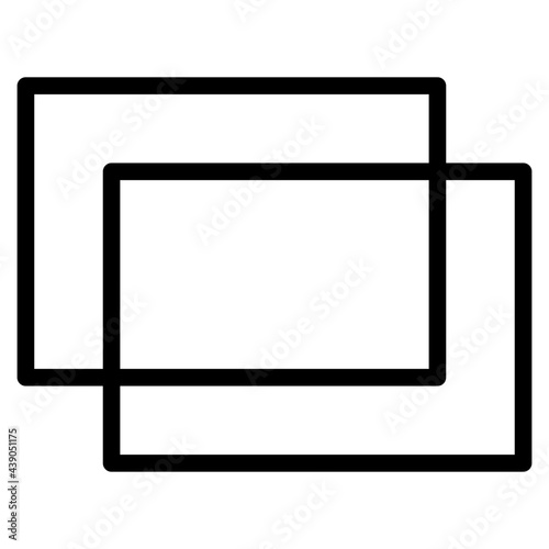 exposure outline style icon