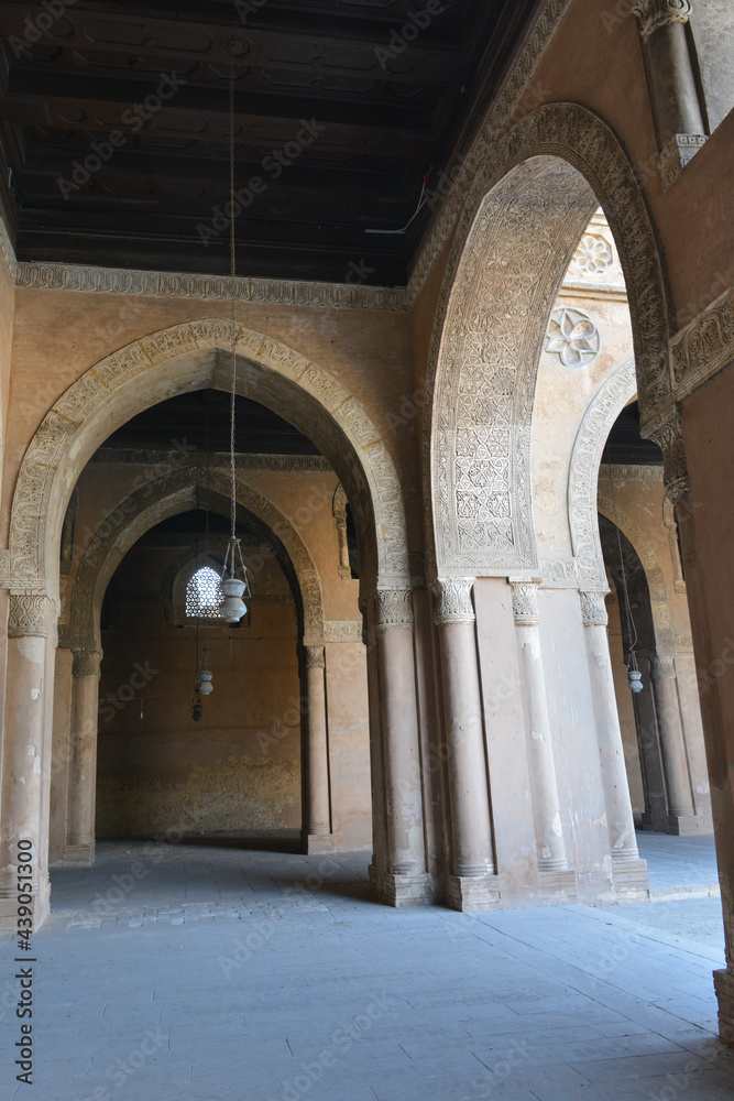 Ibn Tulun Mosque in Cairo, Egypt