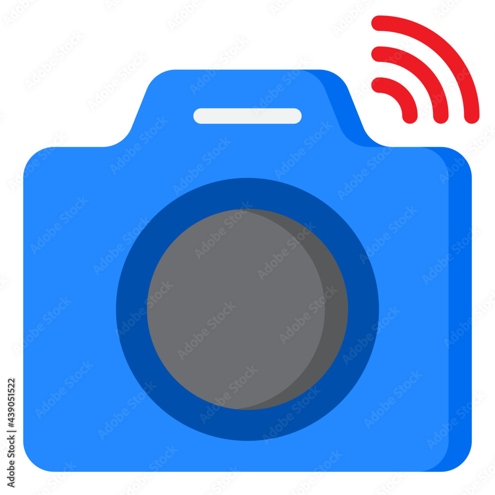 camera flat style icon